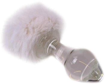 Kiotos Glass Buttplug White Tickler 4 cm