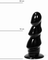 All Black - Realistischer dunkler Dildo