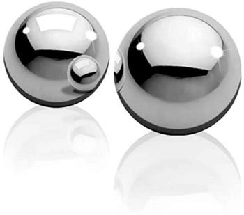 Ouch! Medium Weight Ben-Wa-Balls - Silver