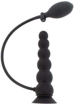 Hidden Desire Extreme Inflatable Suction Base Plug - Expert Black
