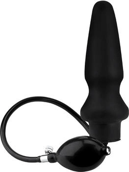 Rimba Aufblasbarer Anal-Dildo 20,5 cm schwarz
