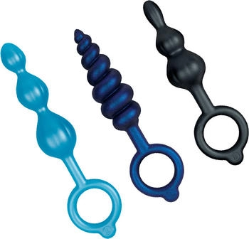 b-Vibe Butties - Beaded Butties Bundle 3-teilig blau | dunkelblau