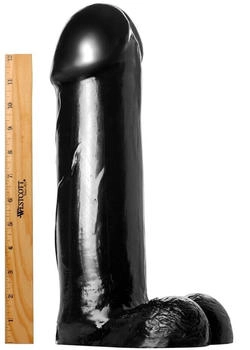 XR Brands Master Series The Titan Dildo XXL 14.5 inch Black 36,8 cm