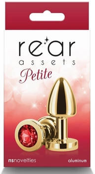 NS Novelties Rear Assets Petite Gold Red 2,5 cm