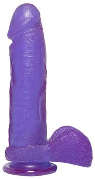 Doc Johnson Crystal Jellies - Realistic Cock Balls - Purple 20.5cm Doc Johnson Crystal Jellies - Realistic Cock Balls - Purple 20.5cm