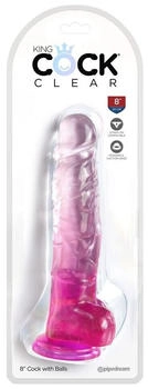 Pipedream KingCockClear 8 w balls Pink 22,2 cm