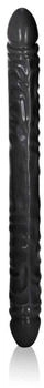 CalExotics Veined Double Dong 18 inch Black