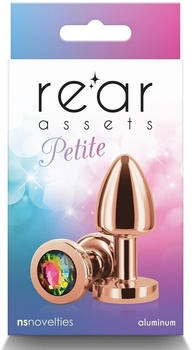 NS Novelties Rear Assets Petite Rose Gold Rainbow 2,5 cm