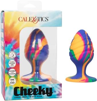 CalExotics Cheeky Large Swirl Plug Multicolor - 4,5 cm