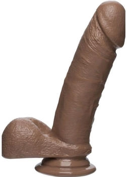 Doc Johnson The D - Perfect D - With Balls Firmskyn - Caramel 18cm
