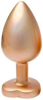 Dreamtoys Gleaming Love Pearl Gold Plug Large 4,3 cm
