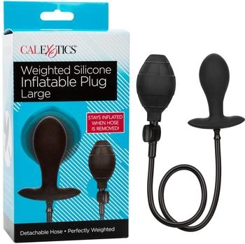 CalExotics Weighted Inflatable Plug Large Black