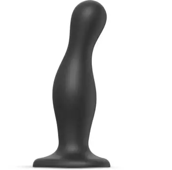 Strap-on-me Dildo Plug Curvy Size XXL - Black - 19 cm