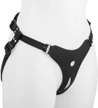 Rimba Strap-On aus Silikon schwarz