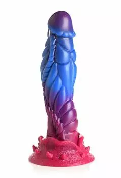 XR Brands Intruder Alien Silicone Dildo Purple 22,8 cm