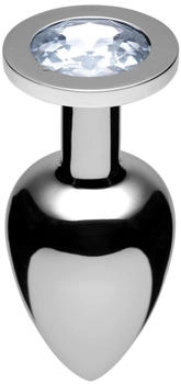 XR Brands Master Series Lucent Diamond Accented - Anal Plug - 2,7 cm