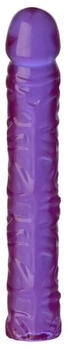 Doc Johnson Crystal Jellies - Classic Dong - Purple 24 cm