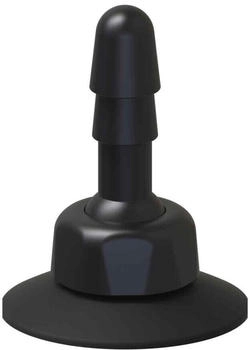 Doc Johnson Deluxe 360° Swivel Suction Cup Plug - Black Doc Johnson Deluxe 360° Swivel Suction Cup Plug - Black