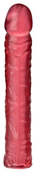Doc Johnson Crystal Jellies - Classic Dong - Pink 24 cm