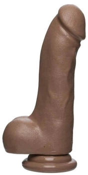Doc Johnson The D - Master D - with Balls Firmskyn - Caramel 19cm