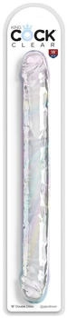 Pipedream 18 Inch Double Dildo Clear Pipedream 18 Inch Double Dildo Clear