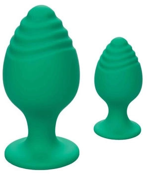 CalExotics Cheeky Buttplug Set Green CalExotics Cheeky Buttplug Set Green