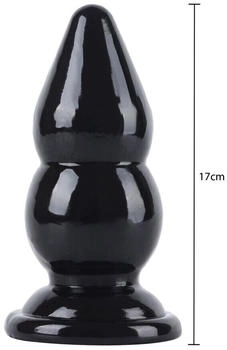 Hidden Desire Buttplug Balls Large 6 cm Black