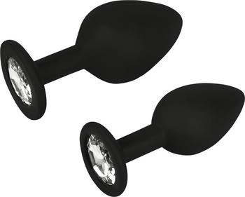 Rimba Buttplug Duo Set 2 Teile schwarz