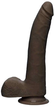 Doc Johnson The D - Realistic D - Slim W/Balls - Ultraskyn - Chocolat 23cm Doc Johnson The D - Realistic D - Slim W/Balls - Ultraskyn - Chocolat 23cm