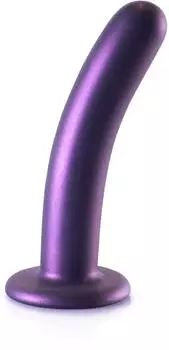 Ouch! Shots Weicher Silikon-G-Punkt-Dildo lila 14,5 cm