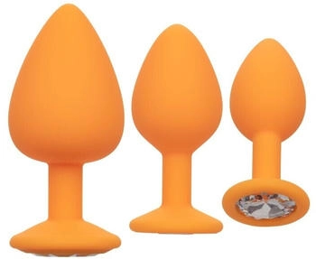 CalExotics Cheeky Gems 3 Pcs Orange