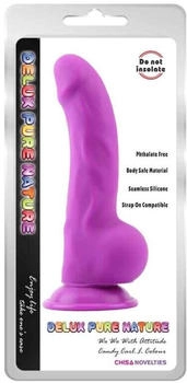 Chisa Novelties Purple Dildo Deluxe 01 23 cm