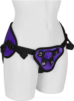 Rimba Strap-On Harness lila | schwarz