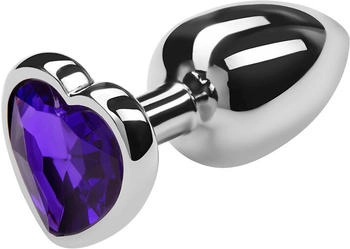 Rimba Buttplug 7 cm lila | edelstahl