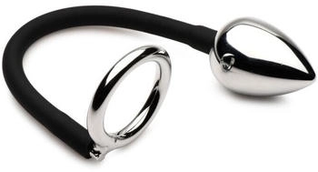 XR Brands Master Series »Tug + Plug« Penisring mit Analplug