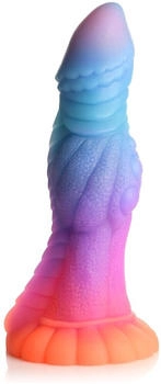 XR Brands Galaktische Alien-Kreatur Dildo leuchtet im dunkeln bunt