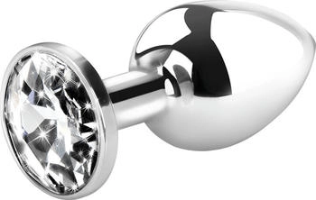 Rimba Buttplug XS 6,5 cm silber | transparent