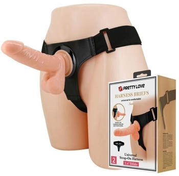 Pretty Love Umschnalldildo Tom 20 cm natur