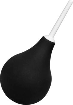 Rimba Analdusche mit großem Pumpball 2 Teile schwarz | weiß