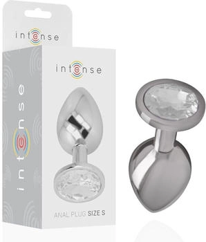 Intense Metall Analplug Größe S Silber