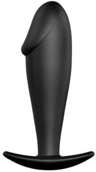 Pretty Love Silikon Anal Plug Penis-Design schwarz