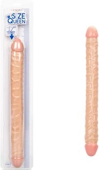 CalExotics Size Queen Double Dong Doppeldildo Beige 43,25 cm