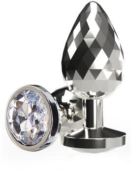 ToyJoy Anal Play Disco Diamond Plug Large Silver 3,85 cm
