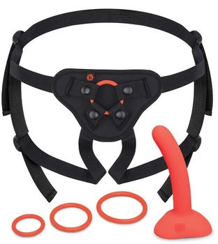 b-Vibe Every Body Strap-On Geschirrset mit Dildo Mehrfarbig 12 cm