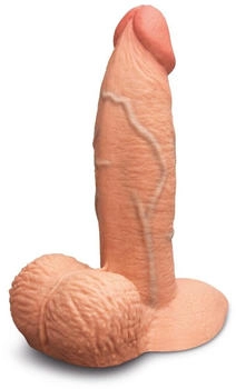b-Vibe Slipskin Breiter Dildo Beige 15,4 cm