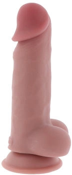 ToyJoy Deluxe Dual Density Dicker Dildo 17 cm ø 4,5 cm Beige