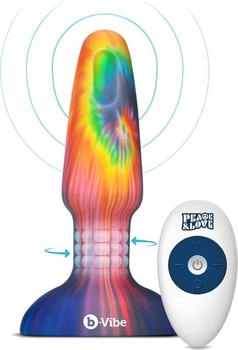 b-Vibe vibrierender Analplug Mehrfarbig 3,8 cm
