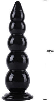 Hidden Desire Buttplug Balls XXXL 9,5 cm Black