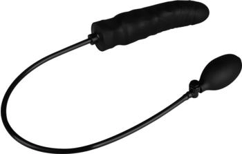 E.I.S. Aufblasbarer Naturdildo 19 cm schwarz