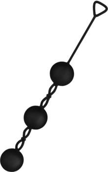 E.I.S. Liebeskugeln aus Silikon 3,5 cm schwarz